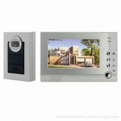 Wired home intercom with 7-inch screen, photo shooting, unlock, intercom, doorbell